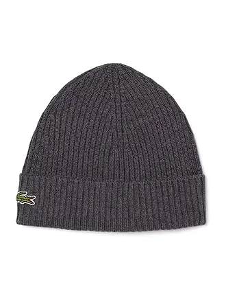 LACOSTE | Mütze - Beanie | grau